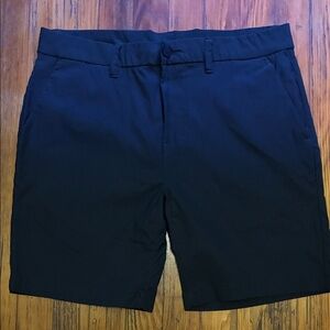Kenneth Cole Dark Blue Flat Front Shorts